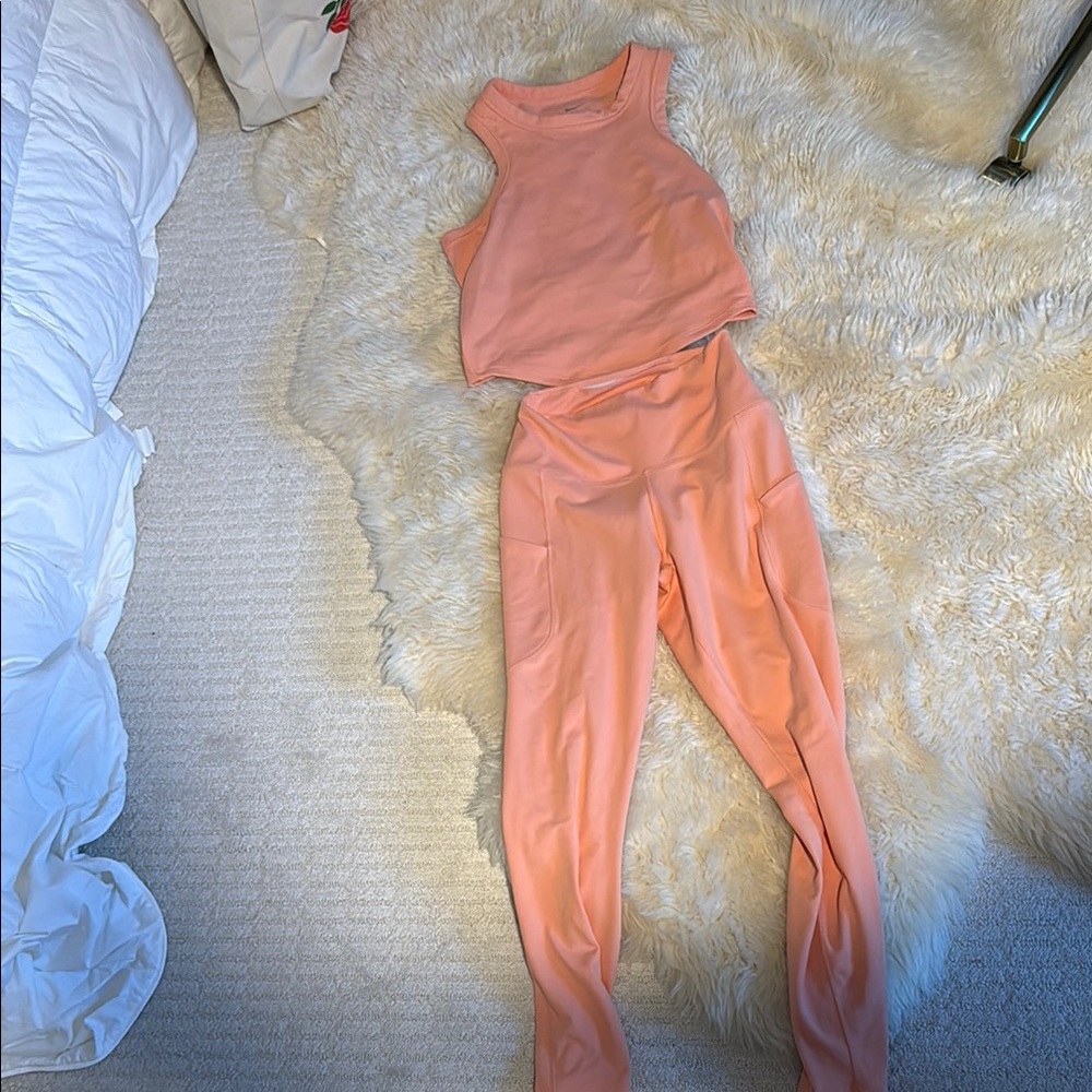 Nike Orange Relaxed Matching Set
